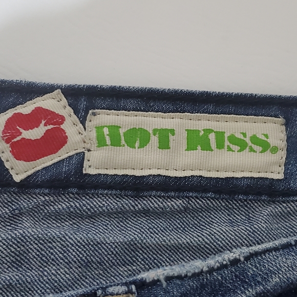 Vintage Hot Kiss Nina Flare Low Rise Jeans Women's Size 9 - Picture 12 of 14
